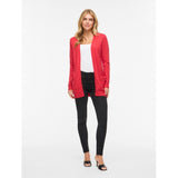 VILA VILA dame cardigan VIRIL Cardigan Hibiscus DARK MELANGE