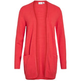 VILA VILA dame cardigan VIRIL Cardigan Hibiscus DARK MELANGE