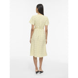 VILA VILA dame kjole VILOVIE Dress Pastel Yellow ASTER