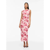 VILA VILA dame kjole VIRIKKE Dress Cherry Blossom dark flower