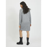 VILA VILA dame kjole VIRIL Restudsalg Medium grey melange