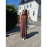 VILA VILA dame kjole VISNOWDROP Dress Shaved Chocolate
