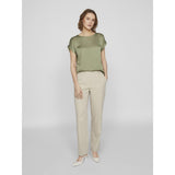 VILA VILA dame top VIELLETTE Top Oil Green