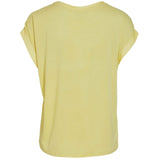 VILA VILA dame top VIELLETTE Top pale banana