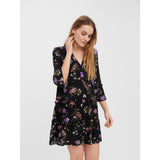 Vero Moda Vero Moda dame kjole VMEASY Dress Black Aop Mille