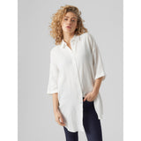 Vero Moda Vero Moda dame skjortekjole VmNatali Shirt Snow white