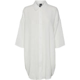 Vero Moda Vero Moda dame skjortekjole VmNatali Shirt Snow white