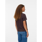 Vero Moda Vero Moda dame t-shirt AWNAIMA T-shirt Chocolate Torte