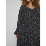 VILA Vila kjole curve dame VIDALIANA Dress Black