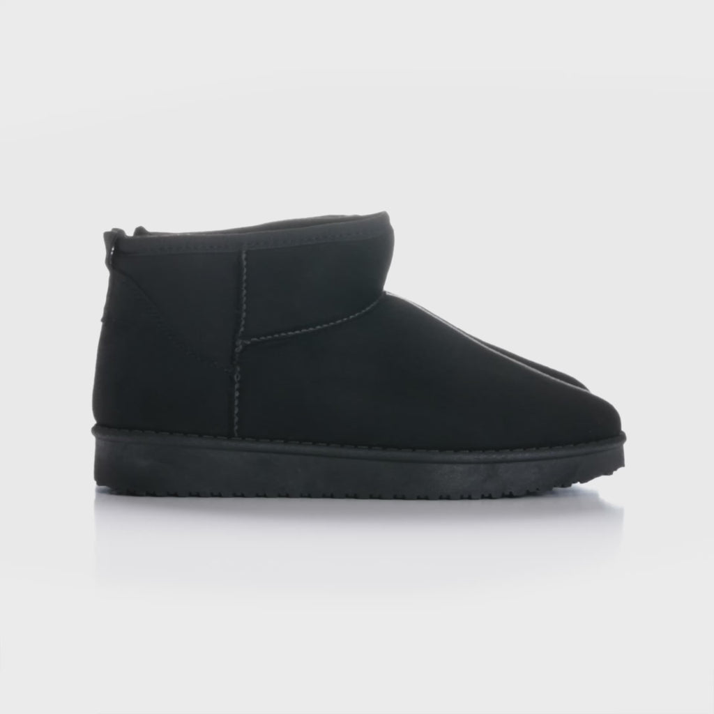 SHOES Lillie dame bamsestøvler WD148 Restudsalg Black