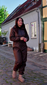 ONLY ONLY dame Regndragt padded rainsuit ONLPHILIPPA Rainwear Chocolate Brown