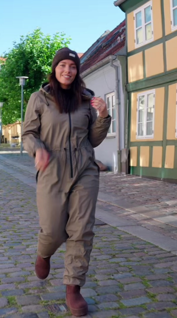 ONLY ONLY dame Regndragt padded rainsuit ONLPHILIPPA Rainwear Walnut
