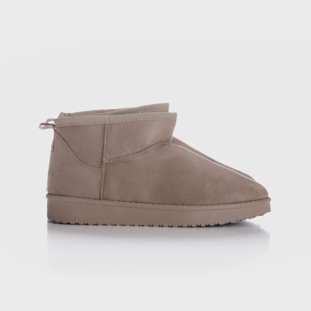 SHOES Lillie dame bamsestøvler WD148 Restudsalg Kaki