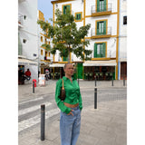 Rosemunde Barbara Kristoffersen bluse BK128 Restudsalg green bee