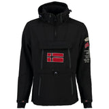 Geographical Norway Geographical Norway Herre Anorak Softshell Jakke Tuilding Softshell Black