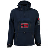 Geographical Norway Geographical Norway Herre Anorak Softshell Jakke Tuilding Softshell Navy