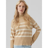 Vero Moda Vero Moda dame bluse VMHAPPINESS Restudsalg Irish Cream W. BIRCH