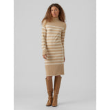 Vero Moda Vero Moda dame kjole VMHAPPINESS Restudsalg Irish Cream W. BIRCH