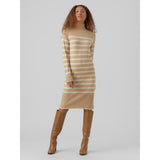 Vero Moda Vero Moda dame kjole VMHAPPINESS Restudsalg Irish Cream W. BIRCH